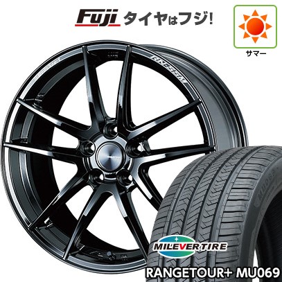 【新品国産車用5穴114.3】 夏タイヤ ホイール4本セット 235/40R19 ミレバー レンジツアープラスMU069（限定） WEDS ウェッズスポーツ RN-55M 8J 19インチ(送料無料) 131,800円
