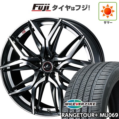 【新品国産車用5穴114.3】 夏タイヤ ホイール4本セット 245/45R20 ミレバー レンジツアープラスMU069(限定) WEDS ウェッズ レオニス LM 8.5J 20インチ(送料無料)|フジ スペシャルセレクション