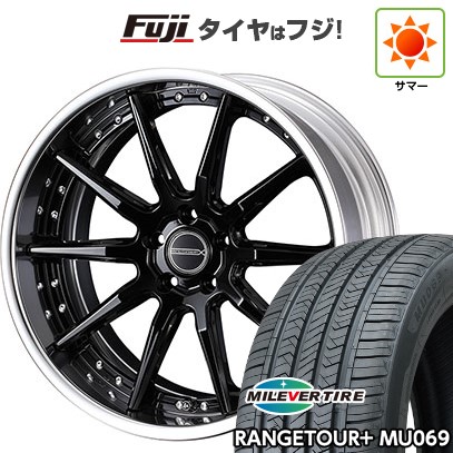 【新品国産車用5穴114.3】 夏タイヤ ホイール4本セット 245/35R21 ミレバー レンジツアープラスMU069（限定） WEDS ウェッズ マーベリック 1410S 9J 21インチ(送料無料)