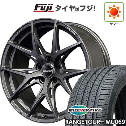 【新品国産車用5穴114.3】 夏タイヤ ホイール4本セット 235/40R19 ミレバー レンジツアープラスMU069（限定） RAYS レイズ ベルサス VV21S 8J 19インチ(送料無料)｜フジ スペシャルセレクション 119,900円