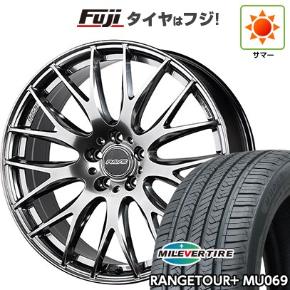 【新品国産車用5穴114.3】 夏タイヤ ホイール4本セット 235/60R18 ミレバー レンジツアープラスMU069（限定） RAYS レイズ ホムラ 2X9Plus 8J 18インチ(送料無料)