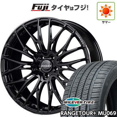【新品国産車用5穴114.3】 夏タイヤ ホイール4本セット 235/40R19 ミレバー レンジツアープラスMU069（限定） RAYS レイズ ホムラ 2X10BD 8J 19インチ(送料無料)｜フジ スペシャルセレクション