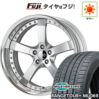 【新品国産車用5穴114.3】 夏タイヤ ホイール4本セット 245/45R20 ミレバー レンジツアープラスMU069（限定） WORK ワーク エクイップ E05 8.5J 20インチ(送料無料)
