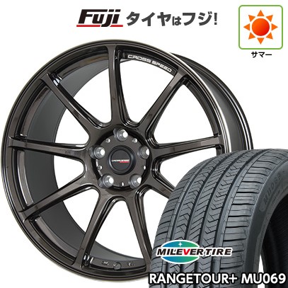 【新品国産車用5穴114.3】 夏タイヤ ホイール4本セット 235/40R19 ミレバー レンジツアープラスMU069（限定） ホットスタッフ クロススピード ハイパーエディションRS9 8.5J 19インチ(送料無料)