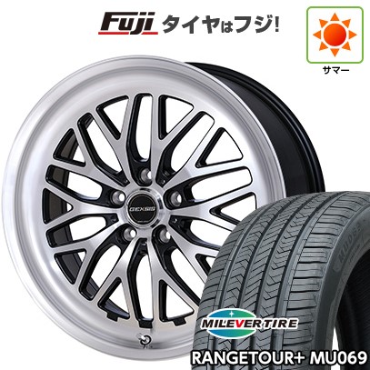 【新品国産車用5穴114.3】 夏タイヤ ホイール4本セット 235/40R19 ミレバー レンジツアープラスMU069（限定） モンツァ ジェクシス GM210 8J 19インチ(送料無料)｜フジ スペシャルセレクション