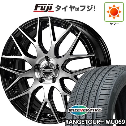 【新品国産車用5穴114.3】 夏タイヤ ホイール4本セット 235/40R19 ミレバー レンジツアープラスMU069（限定） モンツァ ワーウィック MX-09 8J 19インチ(送料無料) 100,265円