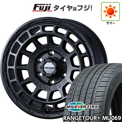 【新品】プラド/ハイラックス 夏タイヤ ホイール4本セット 265/65R17 ミレバー レンジツアープラスMU069（限定） WEDS ウェッズアドベンチャー マッドヴァンス X タイプF 8J 17インチ(送料無料)