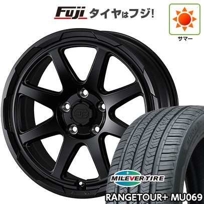 【新品国産車用5穴114.3】 夏タイヤ ホイール4本セット 225/65R17 ミレバー レンジツアープラスMU069(限定) WEDS ウェッズアドベンチャー スタットベルク 7J 17インチ(送料無料)
