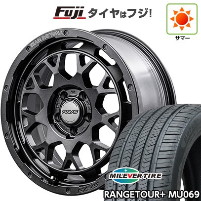 【新品国産車用5穴114.3】 夏タイヤ ホイール4本セット 225/65R17 ミレバー レンジツアープラスMU069(限定) RAYS レイズ デイトナ M9+ SPEC-M 7J 17インチ(送料無料)