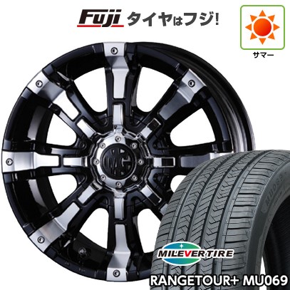 【新品国産車用5穴114.3】 夏タイヤ ホイール4本セット 225/65R17 ミレバー レンジツアープラスMU069(限定) クリムソン マーテルギア(MG) ビースト 7J 17インチ(送料無料)
