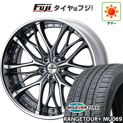 【新品】40系アルファード/ヴェルファイア用 夏タイヤ ホイール4本セット 245/45R20 ミレバー レンジツアープラスMU069（限定） WEDS ウェッズ クレンツェ ウィーバル 8.5J 20インチ(送料無料)
