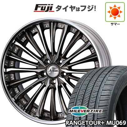 【新品】40系アルファード/ヴェルファイア用 夏タイヤ ホイール4本セット 245/45R20 ミレバー レンジツアープラスMU069（限定） WEDS ウェッズ クレンツェ ヴィルハーム 8.5J 20インチ(送料無料)