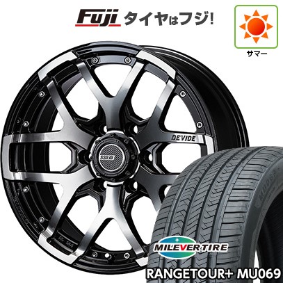 【新品】プラド/ハイラックス 夏タイヤ ホイール4本セット 265/65R17 ミレバー レンジツアープラスMU069(限定) SSR ディバイド ZS 8J 17インチ(送料無料)