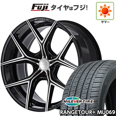 【新品】40系アルファード/ヴェルファイア用 夏タイヤ ホイール4本セット 245/45R20 ミレバー レンジツアープラスMU069（限定） WALD ヴァルド イリマ 1P I11-C 8.5J 20インチ(送料無料)