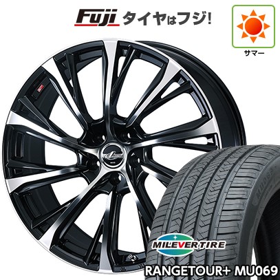 【新品国産車用5穴114.3】 夏タイヤ ホイール4本セット 245/45R20 ミレバー レンジツアープラスMU069（限定） WEDS ウェッズ レオニス JG 8.5J 20インチ(送料無料)｜フジ スペシャルセレクション