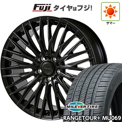 【新品国産車用5穴114.3】 夏タイヤ ホイール4本セット 235/60R18 ミレバー レンジツアープラスMU069（限定） モンツァ ワーウィック クライヴァー 7.5J 18インチ(送料無料)