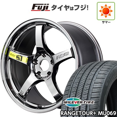 【新品国産車用5穴114.3】 夏タイヤ ホイール4本セット 235/40R19 ミレバー レンジツアープラスMU069(限定) RAYS レイズ グラムライツ 57CR LIMITED (RB) 8.5J 19インチ(送料無料)