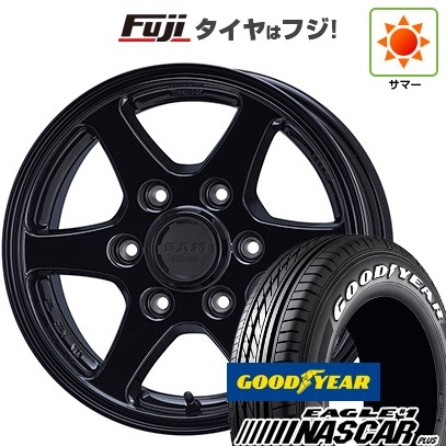 【新品】ハイエース200系 夏タイヤ ホイール4本セット 215/65R16 109/107R グッドイヤー イーグル ナンバーワン ナスカー プラス ENKEI エンケイ SAM カーゴ 6.5J 16インチ(送料無料) 76,945円