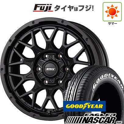 【新品】ハイエース200系 夏タイヤ ホイール4本セット 215/65R16 109/107R グッドイヤー イーグル ナンバーワン ナスカー プラス コーセイ ボトムガルシア シャドウバーツ 6.5J 16インチ(送料無料)｜フジ スペシャルセレクション
