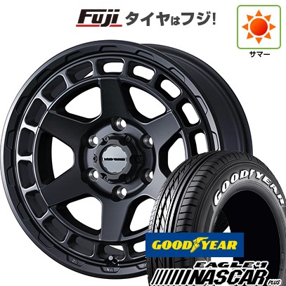 【新品】ハイエース200系 夏タイヤ ホイール4本セット 215/65R16 109/107R グッドイヤー イーグル ナンバーワン ナスカー プラス WEDS ウェッズアドベンチャー マッドヴァンス X タイプS 6.5J 16インチ(送料無料)｜フジ スペシャルセレクション