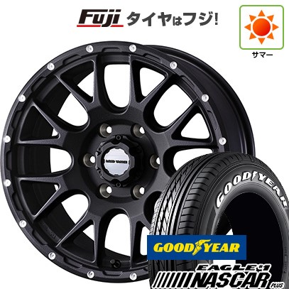 【新品】ハイエース200系 夏タイヤ ホイール4本セット 215/65R16 109/107R グッドイヤー イーグル ナンバーワン ナスカー プラス WEDS ウェッズアドベンチャー マッドヴァンス 08 6.5J 16インチ(送料無料)｜フジ スペシャルセレクション