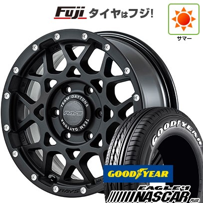 【新品】ハイエース200系 夏タイヤ ホイール4本セット 215/65R16 109/107R グッドイヤー イーグル ナンバーワン ナスカー プラス RAYS レイズ デイトナ M8 6.5J 16インチ(送料無料)
