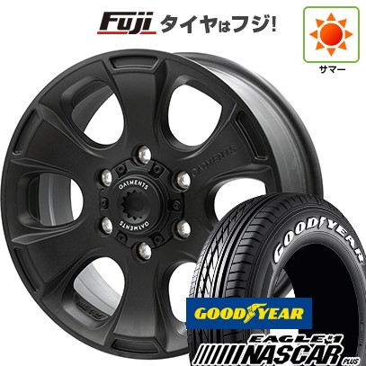 【新品】ハイエース200系 夏タイヤ ホイール4本セット 195/80R15 107/105N グッドイヤー イーグル ナンバーワン ナスカー プラス WEDS ウェッズ クロスオーバーガーメンツ Style A 6J 15インチ(送料無料)