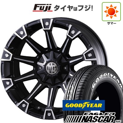 【新品】ハイエース200系 夏タイヤ ホイール4本セット 215/60R17 109/107R グッドイヤー イーグル ナンバーワン ナスカー プラス クリムソン マーテルギア(MG) モンスター 7J 17インチ(送料無料)