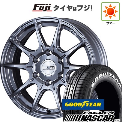 【新品】ハイエース200系 夏タイヤ ホイール4本セット 215/65R16 109/107R グッドイヤー イーグル ナンバーワン ナスカー プラス SSR ディバイド X01H 6.5J 16インチ(送料無料)