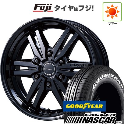 【新品】ハイエース200系 夏タイヤ ホイール4本セット 215/60R17 109/107R グッドイヤー イーグル ナンバーワン ナスカー プラス エムズスピード ジュノウ 859モノブロック 6.5J 17インチ(送料無料)