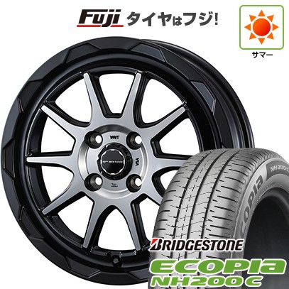 【新品 軽自動車】N-BOX タント スペーシア 夏タイヤ ホイール4本セット 165/55R15 ブリヂストン エコピア NH200 C WEDS ウェッズアドベンチャー マッドヴァンス 06 4.5J 15インチ(送料無料)