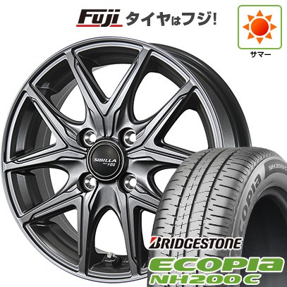 【新品 軽自動車】N-BOX タント スペーシア 夏タイヤ ホイール4本セット 165/55R15 ブリヂストン エコピア NH200 C トピー シビラ NEXT F05 4.5J 15インチ(送料無料) 54,180円