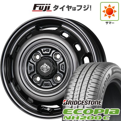 【新品 軽自動車】N-BOX タント スペーシア 夏タイヤ ホイール4本セット 165/55R15 ブリヂストン エコピア NH200 C トピー ランドフット XFG 数量限定 4.5J 15インチ(送料無料)｜フジ スペシャルセレクション