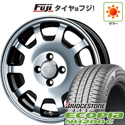 【新品 軽自動車】N-BOX タント スペーシア 夏タイヤ ホイール4本セット 165/55R15 ブリヂストン エコピア NH200 C ENKEI エンケイ all オールフォーKCR 5J 15インチ(送料無料)