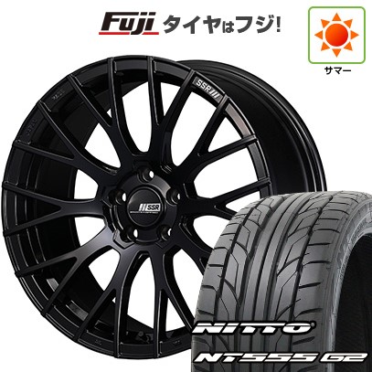 【パンク保証付き】【新品国産車用5穴114.3】 夏タイヤ ホイール4本セット 245/35R20 ニットー NT555 G2 SSR ライナー M10モノブロック 8.5J 20インチ(送料無料)