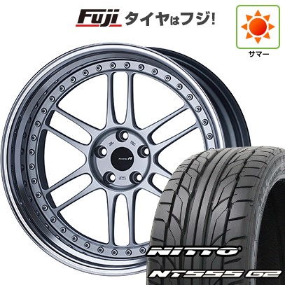 【パンク保証付き】【新品国産車用5穴114.3】 夏タイヤ ホイール4本セット 245/35R20 ニットー NT555 G2 ENKEI エンケイ Racing Revolution RM-F1 8.5J 20インチ(送料無料)