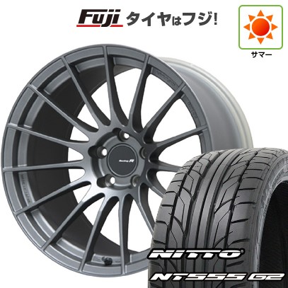 【パンク保証付き】【新品国産車用5穴114.3】 夏タイヤ ホイール4本セット 245/45R20 ニットー NT555 G2 ENKEI エンケイ Racing Revolution RS-05RR 8.5J 20インチ(送料無料)
