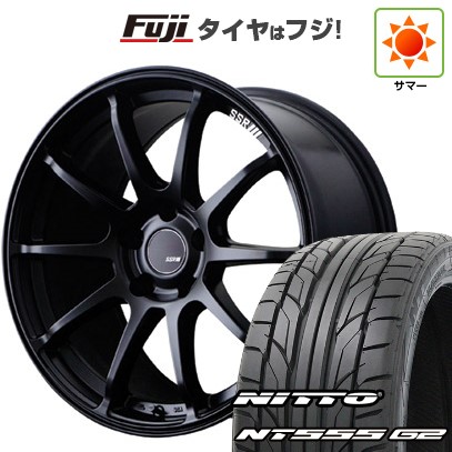 【パンク保証付き】【新品国産車用5穴114.3】 夏タイヤ ホイール4本セット 215/45R18 ニットー NT555 G2 SSR GT GTV02 7.5J 18インチ(送料無料)|フジ スペシャルセレクション