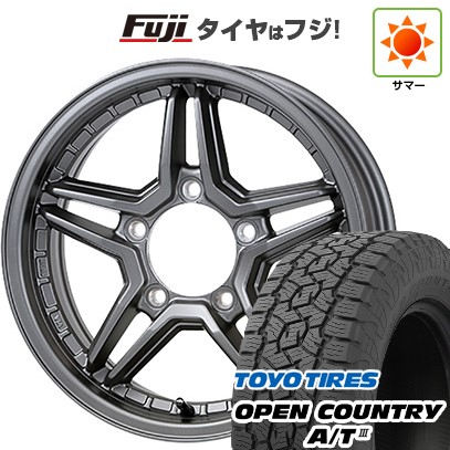 【新品】ジムニー 夏タイヤ ホイール4本セット 175/80R16 トーヨー オープンカントリー A/T III RBL ジャオス ヴィクトロン エクセルJX3 16インチ(送料無料)｜フジ スペシャルセレクション