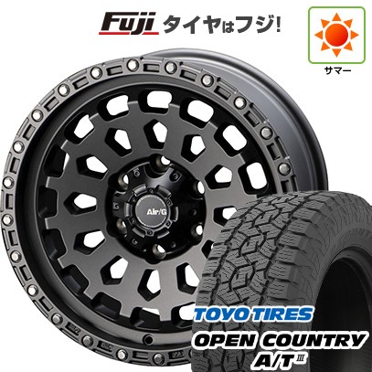 【新品】プラド/ハイラックス 夏タイヤ ホイール4本セット 265/65R17 トーヨー オープンカントリー A/T III RBL フォーバイフォーエンジニア エアージー ヴァルカン 17インチ(送料無料)｜フジ スペシャルセレクション