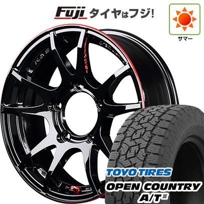 【新品】ジムニー 夏タイヤ ホイール4本セット 175/80R16 トーヨー オープンカントリー A/T III RBL RAYS レイズ グラムライツ 57JV REV LIMIT EDITION 16インチ(送料無料) サマータイヤ｜フジ スペシャルセレクション 109,285円