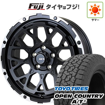 【新品】デリカD5 夏タイヤ ホイール4本セット 235/70R16 トーヨー オープンカントリー A/T III RBL フォーバイフォーエンジニア エアージー ロックス 16インチ(送料無料)｜フジ スペシャルセレクション