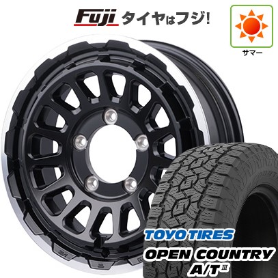 【新品】ジムニー 夏タイヤ ホイール4本セット 175/80R16 トーヨー オープンカントリー A/T III RBL シーエルリンク UNIONRIM HR 16インチ(送料無料)｜フジ スペシャルセレクション 153,000円