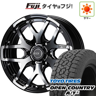 【新品】プラド/ハイラックス 夏タイヤ ホイール4本セット 265/65R17 トーヨー オープンカントリー A/T III RBL SSR ディバイド ZS 17インチ(送料無料)｜フジ スペシャルセレクション