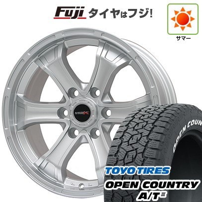 【新品国産車用6穴139.7】 夏タイヤ ホイール4本セット 285/60R18 トーヨー オープンカントリー A/T III RWL/RBL ビッグウエイ B-MUD K(シルバー) トヨタ車専用 8J 18インチ(送料無料)