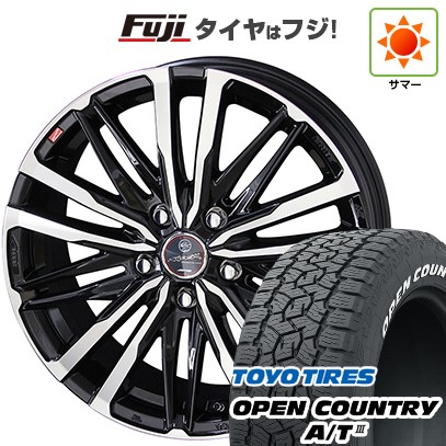 【新品国産車用5穴114.3】 夏タイヤ ホイール4本セット 225/60R17 トーヨー オープンカントリー A/T III RWL/RBL 共豊 スマック クレスト 17インチ(送料無料)｜フジ スペシャルセレクション