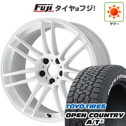 【新品国産車用5穴114.3】 夏タイヤ ホイール4本セット 225/60R17 トーヨー オープンカントリー A/T III RWL/RBL WORK ワーク エモーション ZR7 17インチ(送料無料)|フジ スペシャルセレクション