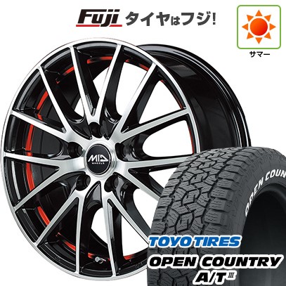 【新品国産車用5穴114.3】 夏タイヤ ホイール4本セット 225/65R17 トーヨー オープンカントリー A/T III RWL/RBL MID WHEELS RX27 7J 17インチ(送料無料)｜フジ スペシャルセレクション
