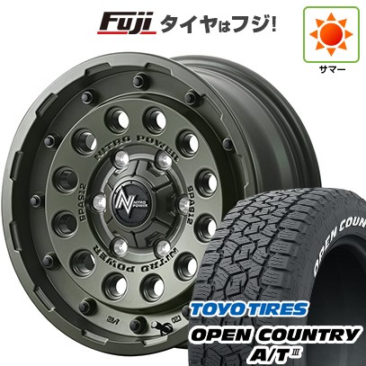 【新品】デリカD5 夏タイヤ ホイール4本セット 215/70R16 トーヨー オープンカントリー A/T III RWL/RBL MID WHEELS NITRO POWER H12 ショットガン タクティカルエディション 16インチ(送料無料)|フジ スペシャルセレクション