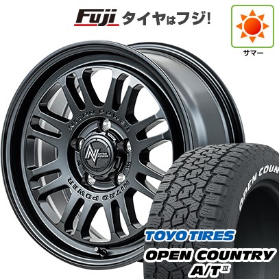 【新品】デリカD5 夏タイヤ ホイール4本セット 215/70R16 トーヨー オープンカントリー A/T III RWL/RBL MID WHEELS NITRO POWER M16 アサルト 16インチ(送料無料)｜フジ スペシャルセレクション